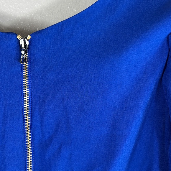 Roland Mouret For Neiman Marcus Blue Mini Dress - Picture 6 of 10